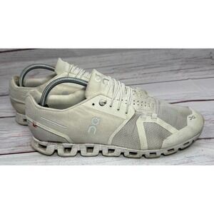 On Cloud Running Shoes Mens 10 White CloudTec Low Top Sneakers Swiss Engineering